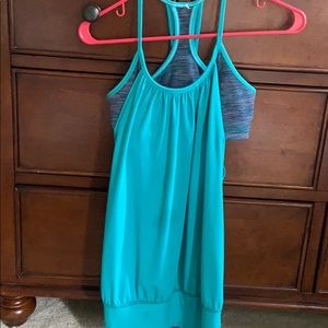 Perfect condition athletic tank with built in bra